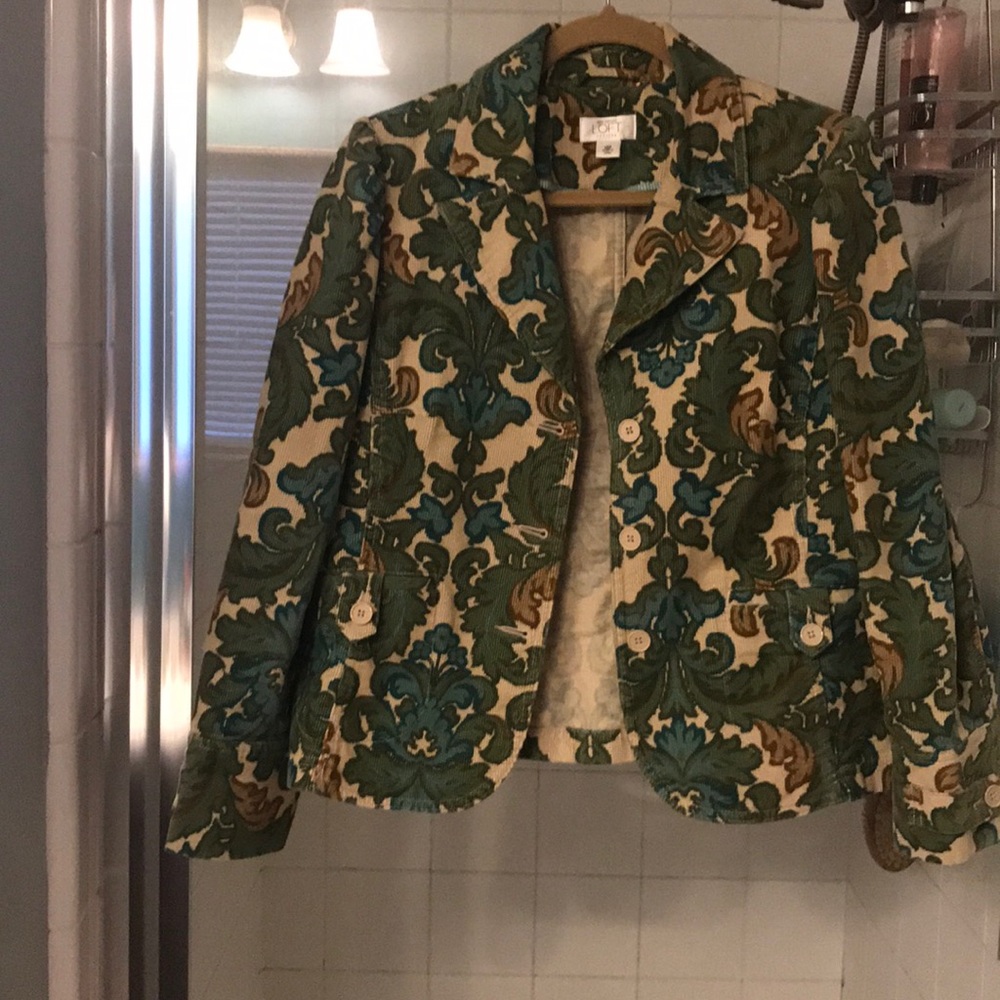 Ann Taylor Loft 12P corduroy blazer